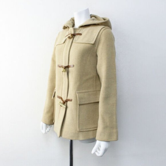Burberry Jackets & Blazers - Burberry London Beige Wool Duffel Coat Size 38
